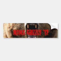 Mama Grizzly '12 Bumpersticker Bumper Sticker