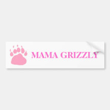 Mama Grizzly Bumper Sticker