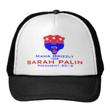 Mama Grizzly for Sarah Palin Trucker Hats