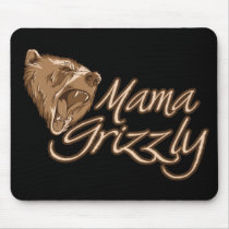 Mama Grizzly mousepads