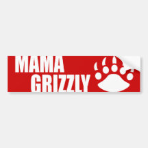 Mama Grizzly Tea Party Bumper Sticker