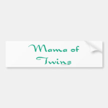 Mama of Twins Bumper Stickers