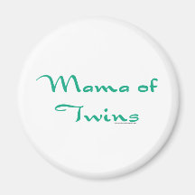Mama of Twins Fridge Magnets