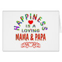 Mama & Papa Happiness cards