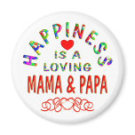 Mama & Papa Happiness magnets