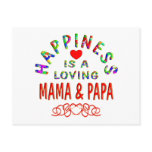 Mama & Papa Happiness postcards