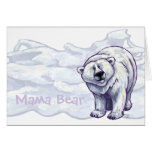 Mama Polar Bear Greeting Card