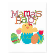 Mama's Baby - Girl Chick Easter T-shirts and Gifts Postcards