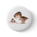 Mamma T-Rex Button