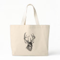 Mammal / Deer / WhiteTailed Deer Head bags