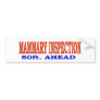 MAMMARY INSPECTION BUMPER STICKER