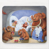 Mammoth Family mousepads by colonelle Mammoth Family mousepads