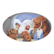 Mammoth Family stickers by colonelle Mammoth Family stickers