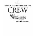 Man and Motorcycles Crew Shirt Men's