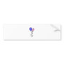 Man and Woman Balloon Person in Love Bumper Sticker