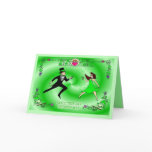 Man and Woman Irish dancing cards