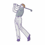 Man Golfer embroidered shirts