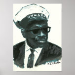 Man in Hat Poster