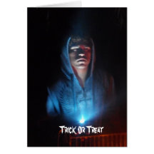 Man In Shadow, Trick-orTreat, Halloween Card