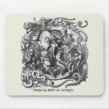 Man Is But A Worm Mousemats