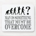 Man Is Something That Must Be Overcome (Nietzsche) mousepads