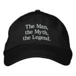 Man, Myth, Legend Hat embroidered hats