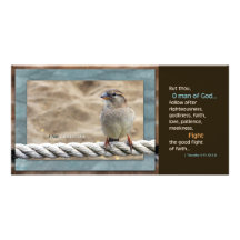 Man of God KJV Scripture Card Photo Card
