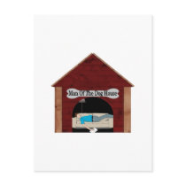 Man Of The Dog House Postcards