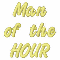 Man of the hour embroidered shirt