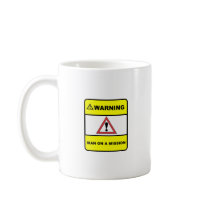 Man on a mission coffee mug