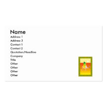 Man on camel business card template