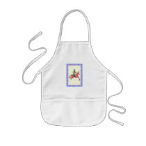 man on horse apron