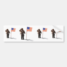Man on the moon - Astronaut Bumper Stickers