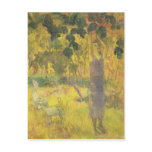 Man Picking Fruit from a Tree, 1897 postcards