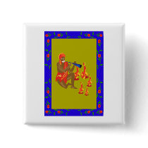 Man playing flute, Dancing Fire
