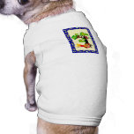 Man sleeping under monkey tree doggie t shirt