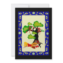 Man sleeping under monkey tree