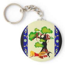 Man sleeping under monkey tree