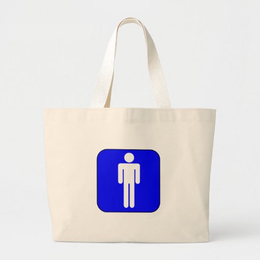 Man Symbol Canvas Bag