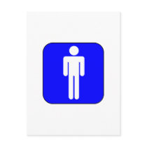 Man Symbol Post Card