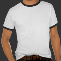 Man T-Shirt White "who let the red dogs out?"