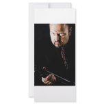 man with gun rack carfs rack card design