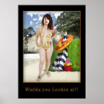 man with swim suit poster posters