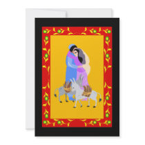 Man & Woman hugging with Donkeys