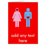 Man Woman Love Humour Tshirt cards