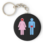 Man Woman Love Humour Tshirt keychains