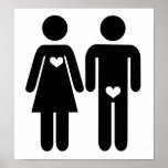 Man - Woman - Love posters