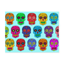 Man & Woman Sugar Skulls