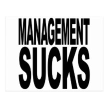 Management Sucks Postcards