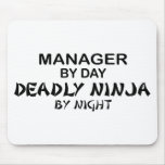 Manager Deadly Ninja by Night mousepads